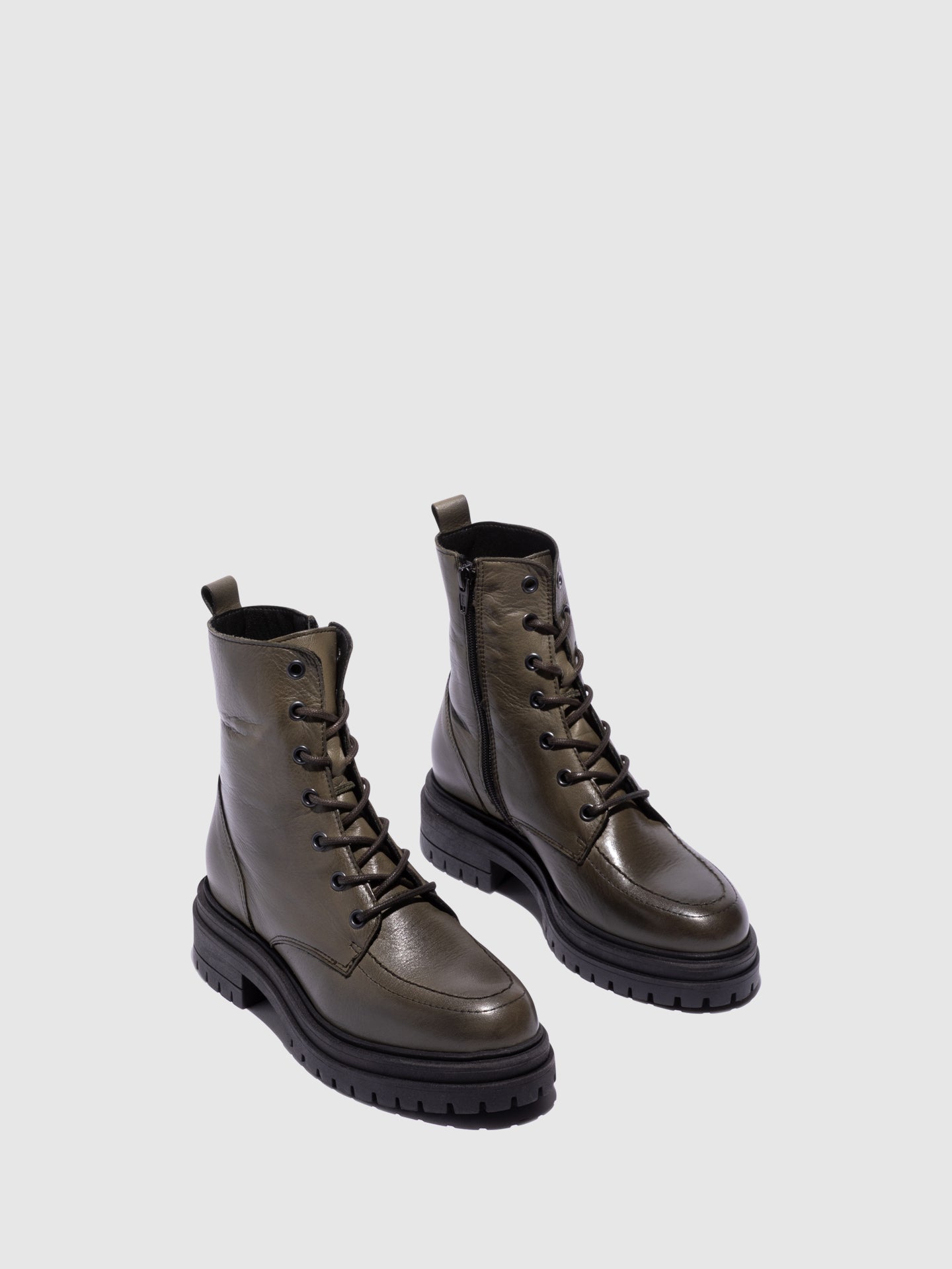 Foreva Botins com Atacadores em Verde